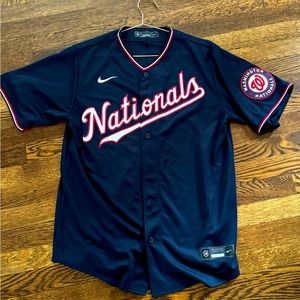 Nationals Nike Navy Jersey (Medium)